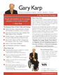 Thumbnail of Gary Karp's Speaking One Sheet