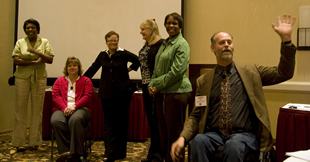 Gary Karp conducting an interactive session.