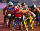 Photo of wheelchair racers