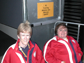 Sydney Paralympic Fencers Carol Hickey and Lisa Lanier