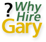 Why Hire Gary? button